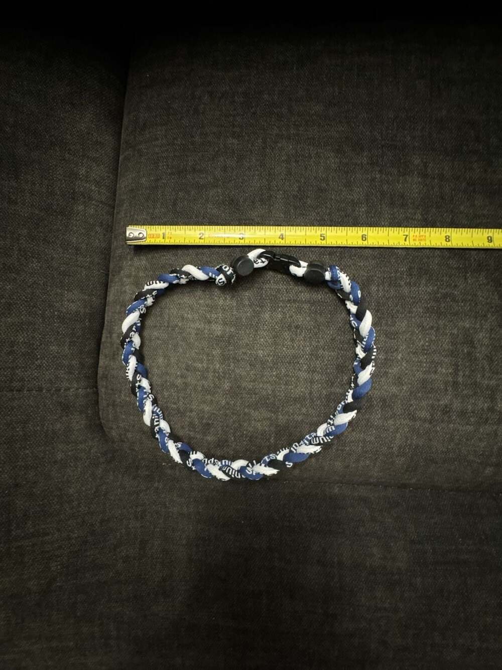 3 Rope Braided Tornado Baseball Sports Necklace